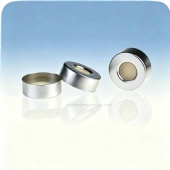Aluminum septum caps
